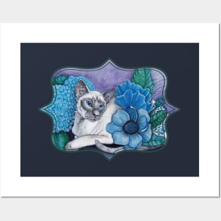 Blue Point Siamese Cat Posters and Art